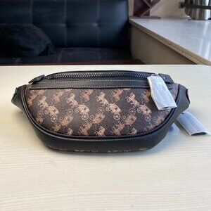 Coach Unisex Horse and Carriage Logo Print Crossbody Bag